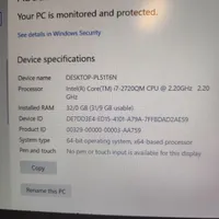 dell 32g core i7 و هارد یک ترا ssd1t|رایانه همراه|تهران, تهرانپارس غربی|دیوار