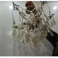 لوستر برنز ۵ شاخه|لوستر و چراغ آویز|اراک, |دیوار