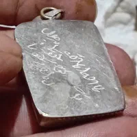 اویز عقیق خط کهنه ونامدار|جواهرات|رباطکریم, رباطکریم|دیوار