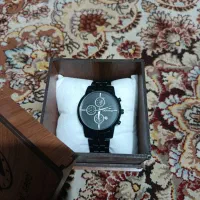 ساعت نو مشکی همراه با تاریخ