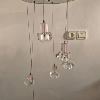 لوستر|لوستر و چراغ آویز|قم, نیروگاه|دیوار