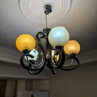 لوستر چوب پنج شاخه