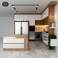 طراحی و ساخت کابینت آشپزخانه وکمد دیواری.  8ملیون|جاکفشی، کمد، دراور|کرمان, |دیوار