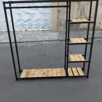 رگال سالنی آویز لباس بغل طبقاتی، عمده و تک