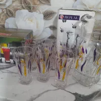 دو دست پارچ و لیوان ایرانی و  سس خوری