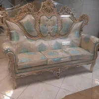 مبل سلطنتی تاج عروس۷نفره مناسب جهیزیه عروس فوم سرد