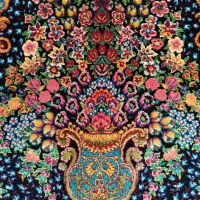 فرش دستبافت تمام ابریشم|فرش|چهاردانگه (تهران), |دیوار