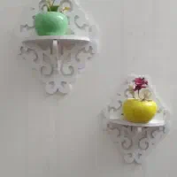 شلف سایزبندی ۴ عددی درحدنو|کتابخانه، شلف، قفسه‌های دیواری|رباط‌کریم, رباط‌کریم|دیوار