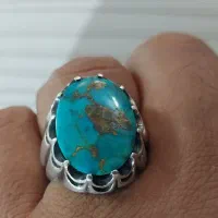 انگشتر نقره با نگین فیروزه نیشابور|جواهرات|سبزوار, ابوریحان|دیوار