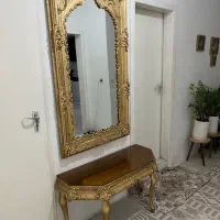 اینه کنسول ورق طلا
