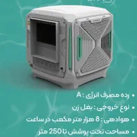 کولر آبی BLDC پلیمری سلولزی بالازن روبروزن آیرومکس|کولر آبی|کرج, برغان|دیوار