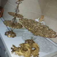 ساعت ایستاده برنزی میوه و شیرینی خوری برنزی،بخاری|ساعت دیواری و تزئینی|سهند, |دیوار