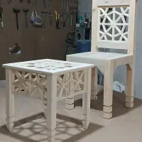 ساخت وفروش انواع تخت چوبی ساده وگره چینی|مبلمان خانگی و میز عسلی|کاشان, فاز ۱ ناجی آباد|دیوار