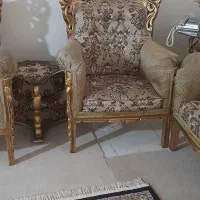 مبل سلطنتی ۹ نفره|مبلمان خانگی و میز عسلی|محمدشهر, محمدشهر|دیوار