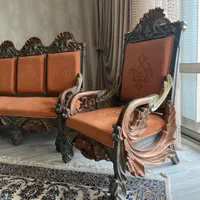 مبلمان استیل  ۹ نفره همراه با سرویس کامل میز ناهار|مبلمان خانگی و میز عسلی|اصفهان, لنبان|دیوار