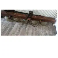 لوستر ۵ شاخه چوبی