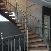 نرده و پله استیل و حفظ پشت پنجره استیل