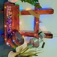 آبشار دست ساز چوبی