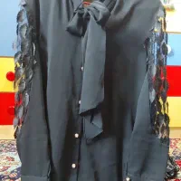 شومیز با دکمه های سنگ درجه یک