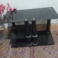میز تلویزیون شیشه ای