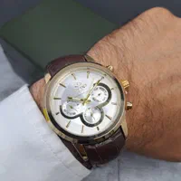 ست الگانس سه موتور فعال ژاپن بند چرم اسپرت شیک|ساعت|اصفهان, قائمیه|دیوار