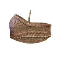 سبد حصیری کاور شده با پارچه حریر صورتی