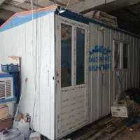 کانکس ابعاد 9 متر مربع با ورق 2.5 شاسی کشی اهن 14