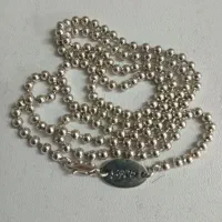 گردنبند نقره ساچمه ای