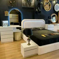 سرویس تخت خواب مدل نگین دو نفره و تک نفره|تخت و سرویس خواب|چهاردانگه (تهران), |دیوار