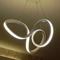 لوستر ال ای دی مدرن|لوستر و چراغ آویز|همدان, |دیوار