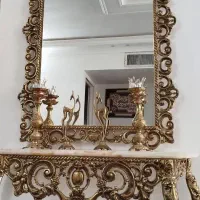 اینه کنسول برنز اصل|بوفه، ویترین، کنسول|خرمآباد, |دیوار