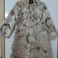 مانتو ژاکارد جلوباز