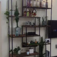 استند دکوری چوب و فلز