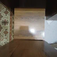 میزکامپیوتروصندلی.کمدوآینه قدی.کتابخونه چوبی|میز تحریر و کامپیوتر|مشکیندشت, |دیوار