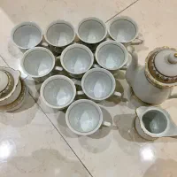 سرویس چایخوری ۱۰عدد فنجان،قوری.قندان.شیرخوری|ظروف سرو و پذیرایی|اصفهان, شهرک ولیعصر|دیوار