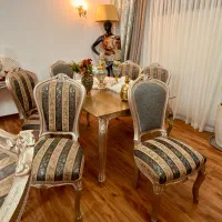 مبل و نهارخوری استیل سلطنتی طرح عربی ( نو )