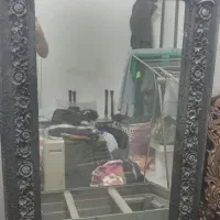 آینه کنسول وشمعدون وساعت ایستاده