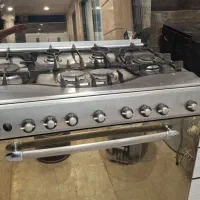 اجاق گاز فردار  دو جوجه گردون با درب شیشه ای