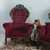 مبل سلطنتی هفت نفره|مبلمان خانگی و میز عسلی|خمینی‌شهر, |دیوار