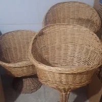 سبد حصیری آجیلی