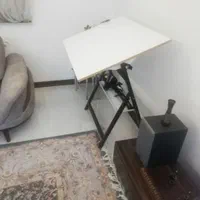 میز طراحی نقاشی با صندلی جک دار