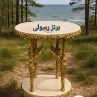 میز فرشته مشکی کرم برنزی