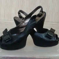 کفش مجلسی چرم و جیر