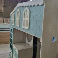 تخت دو طبقه طرح کلبه وکیوم|تخت و سرویس خواب|مشهد, خلق آباد سفلی|دیوار