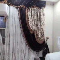 پرده پذیرایی شیک ومجلل|پرده، رانر، رومیزی|اهواز, کوی باهنر|دیوار