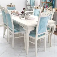 مبل کلاسیک ۹ نفره و میز نهار خوری|مبلمان خانگی و میز عسلی|اندیشه, شهرک کوثر|دیوار