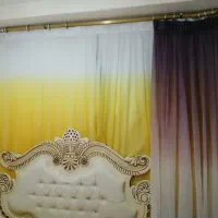 پرده حریر خارجی|پرده، رانر، رومیزی|ساوه, |دیوار