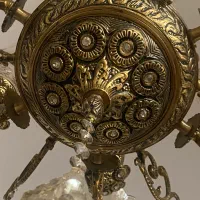 لوستر ۱۲ شعله|لوستر و چراغ آویز|قم, انسجام|دیوار