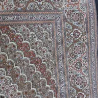 فرش دستباف سرمه ای ریزماهی خوی|فرش|اردبیل, |دیوار
