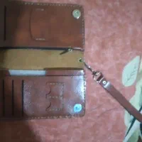 یه کیف چرم ما کارتی با جاپول